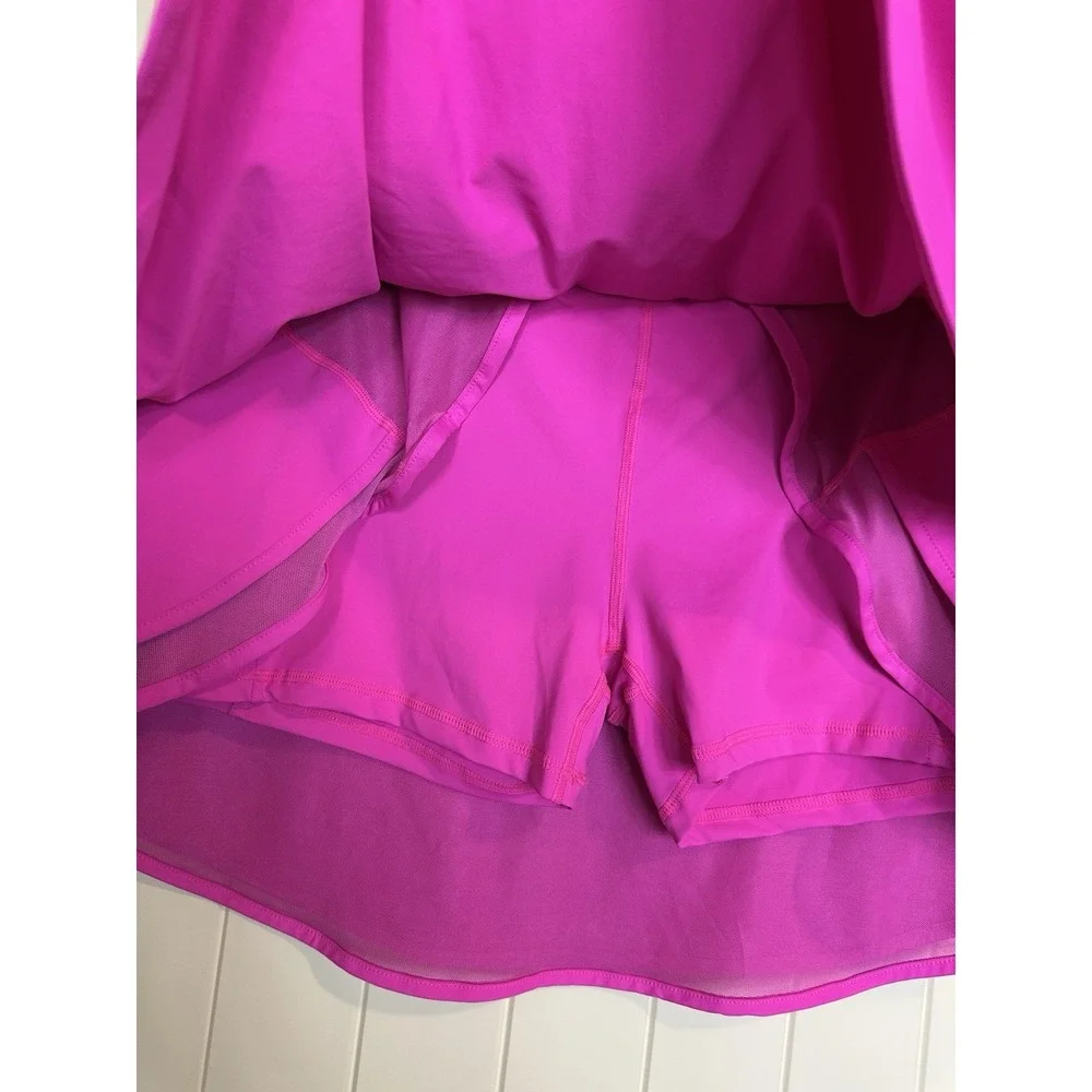 Unbranded Pink Pickleball Tennis Golf Athleisure skort skirt pockets sz 10 GUC‎